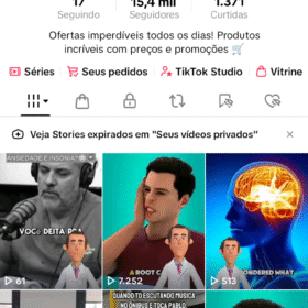 Conta Tiktok "Doutor Esperto" 15k de seguidores