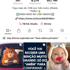 Conta Do tiktok com 8k de seguidores - não monetizado