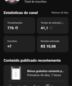 Canal de finanças Yt engajado 1,31 mil inscritos • 298 vídeos