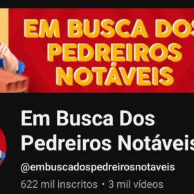Canal (RARO) 622 Mil Inscritos com 757 🌽Milhões de Vizualizações e 300 Videos