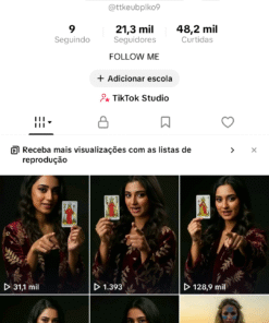 *CONTA TIKTOK A VENDA RECÉM MONETIZADA* *COM SEGUIDORES ORGÂNICOS*  21,3 mil Seguidores