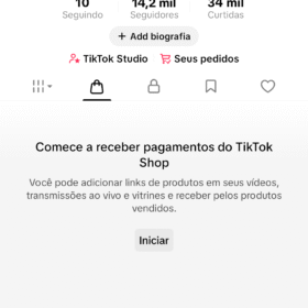 *CONTA TIKTOK A VENDA RECÉM MONETIZADA* *COM SEGUIDORES ORGÂNICOS* 14,2 mil Seguidores