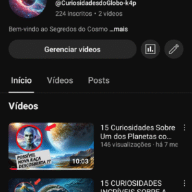 Segredo dos Cosmos 220 inscritos