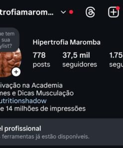 Conta Instagram Nicho Musculação / Academia 37 Mil Seguidores Monetização Liberada