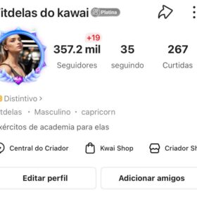 CONTA KWAI MONETIZADA COM 437 MIL SEGUIDORES PRONTO PRA FARMAR DINHEIRO