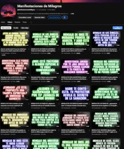 canal dark com 11 mil inscritos e 1400 videos - Manifestaciones de Milagros