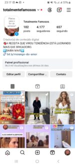 Instagram totalmentefamosos 4.191 seguidores