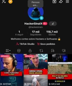 Conta Tiktok 17K de seguidores engajada!