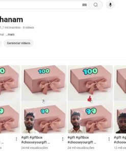 Canal com mais de 1.700 Inscritos – Público Gringo e Conta Antiga