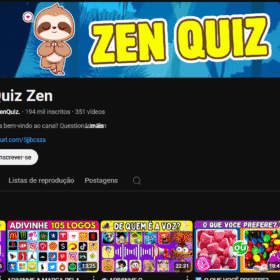 Canal Monetizado Zen Quiz com 194 Mil Inscritos e excelente histórico de crescimento