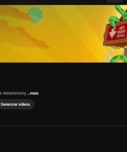 Canal de games do YouTube com 253 Inscritos