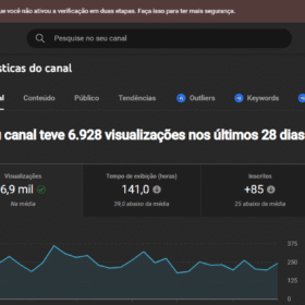 Canal do youtube GRINGO de tutoriais 2638 inscritos + 2500 horas