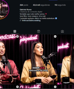 Página de Instagram com personagem de ia 32k