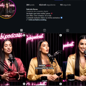 Página de Instagram com personagem de ia 32k