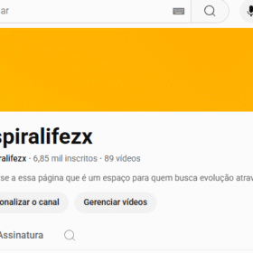 canal youtubge 6,86 mil inscritos
