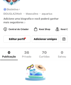 CONTA KWAI 2K de SEGUIDORES