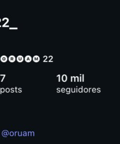 conta do instagram 10k oruam