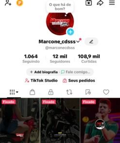 CONTA TIKTOK 12K DE SEGUIDORES + TIKTOK SHOP ATIVO