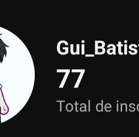 Canal YouTube com 77 inscritos