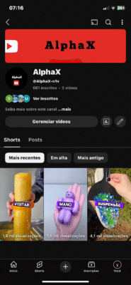 CANAL YOUTUBE 660 INSCRITOS