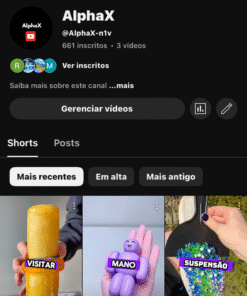 CANAL YOUTUBE 660 INSCRITOS