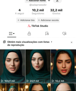 *CONTA TIKTOK A VENDA RECÉM MONETIZADA* *COM SEGUIDORES ORGÂNICOS* 10,2 mil Seguidores