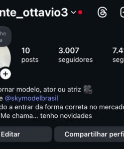 Conta do Instagram 3k