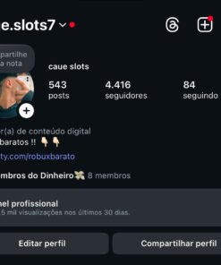 Conta do insta 4,4k de seguidores✅✅ bastante engajada!!