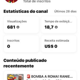 CANAL DE FUTEBOL | ROMA DA ITALIA | 578 assinantes