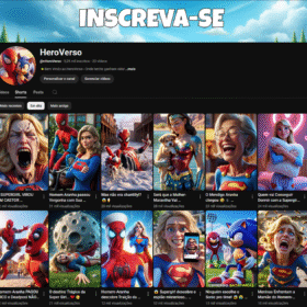 Conta do Tiktok e Youtube - YouTube 5.250 inscritos TikTok 3.324 seguidores