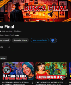 [MONETIZADO] CANAL DE TRUE CRIME TODO ORGANICO MONETIZADO COM 3 MESES E EM ASCENSÃO