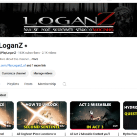 Canal 163 mil inscritos, nicho de games, GERANDO RENDA