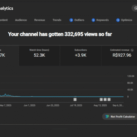Canal Espanhol 3,9k de Inscritos Monetizado - Histórias