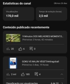 VENDA DE CANAL DO YOUTUBE NICHO FOCADO EM ANIME/OTAKU 600 inscritos reais.