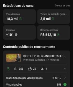 Canal Youtube 3,51k espiritualidade em françes