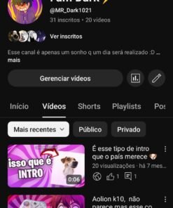 VENDO CANAL DE REVIEWS E GAMEPLAYS 31 inscritos • 20 vídeos