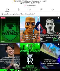 Conta de Tik Tok básica 711 seguidores