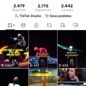 Conta Tiktok 2,7k seguidores - Ghost