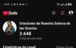CANAL YOUTUBE MONETIZADO | 3,58K SUBS |+107 MIL VIEWS | ESPECIALIZACIÓN: ESPIRITUAL / ORACIONES (ESPAÑOL)