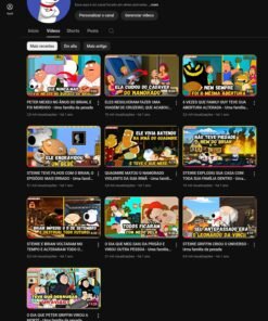 Canal do YouTube - resumo de animações - 1k de inscritos