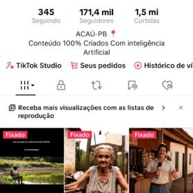 Conta Tiktok 171.4K Seguidores