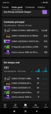CANAL DO YOUTUBE 690+ INSCRITOS 450+ HORAS DE EXIBIÇÃO - Imagem 2