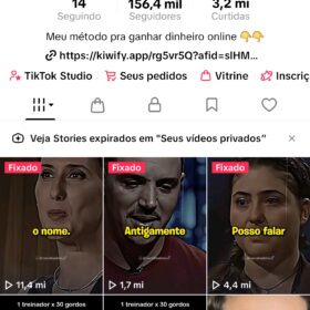tik tok  156,9 mil Seguidores