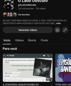 Venda do canal do YouTube 1,81 mil inscritos