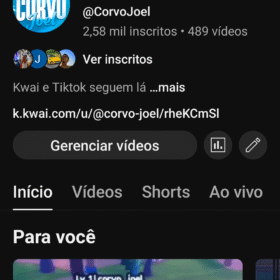 Canal Corvo-joel 2,58 mil inscritos