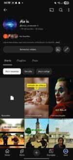 Conta de YouTube Dark com 1330 Inscritos
