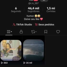 conta com 46k parada, motivo: tenho muitas contas para cuidar, então não tenho tempo pra postar nada aqui.