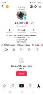 Vendo conta tiktok monetizada com 37k de seguidores com bom engajamento