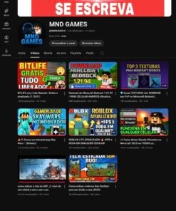 Canal MDN- GAMES Inscritos: 2,5 mil