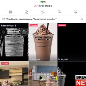 TikTok com 1699 mil seguidores, totalmente pronto para monetizar. Shop e monetização nunca ativados